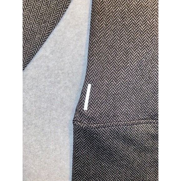 Mondetta Hoodie Women's Medium Gray‎ Chevron Stretch Thumb Hole Sleeve Full-Zip - Picture 12 of 16